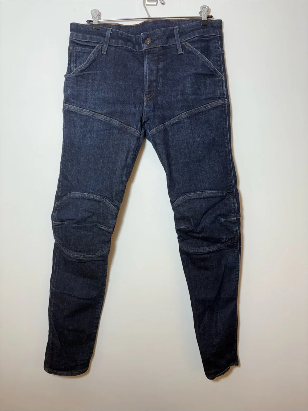 G-Star Raw 3D Slim 5620 Jeans Men’s Tagged 32X32 Stretch Dark Wash Denim Moto